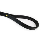 NAUGHTY TOYS fetish light black leather collar with leash - image 4