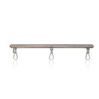NAUGHTY TOYS Fetish restraint spreader metal bar with 3 hooks - image 2
