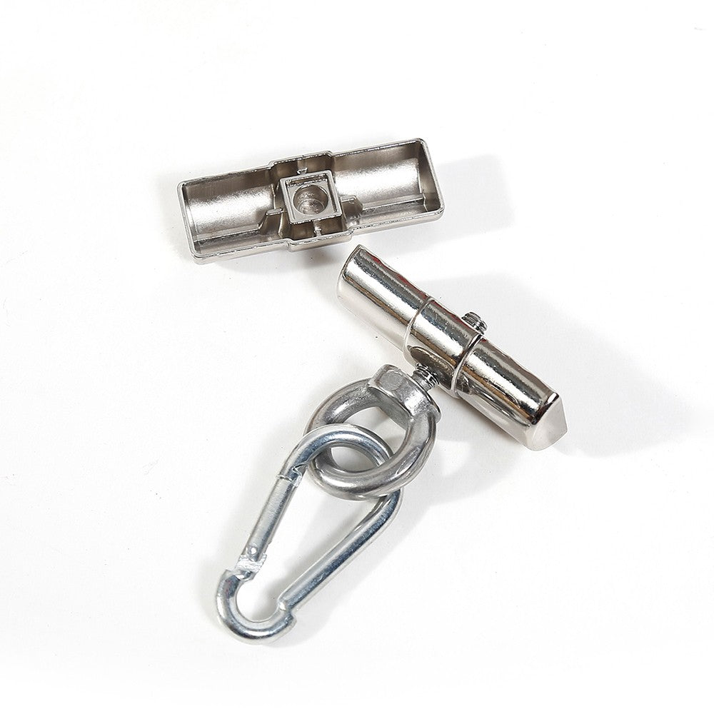 NAUGHTY TOYS Fetish restraint spreader metal bar with 3 hooks - image 6