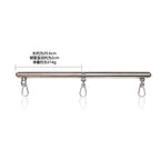 NAUGHTY TOYS Fetish restraint spreader metal bar with 3 hooks - image 7