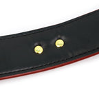 NAUGHTY TOYS wine red with Gold snap-hook leather Ankle cuffs - image 7