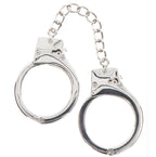 NAUGHTY TOYS Zinc Alloy silver plated heavy bondage police cuffs - image 2