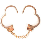 NAUGHTY TOYS Zinc Alloy rose-gold plated heavy bondage police cuffs - image 4