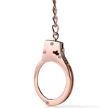 NAUGHTY TOYS Zinc Alloy rose-gold plated heavy bondage police cuffs - image 6