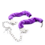 Naughty Toys Purple Furry Ankle fetish play handcuffs - image 2