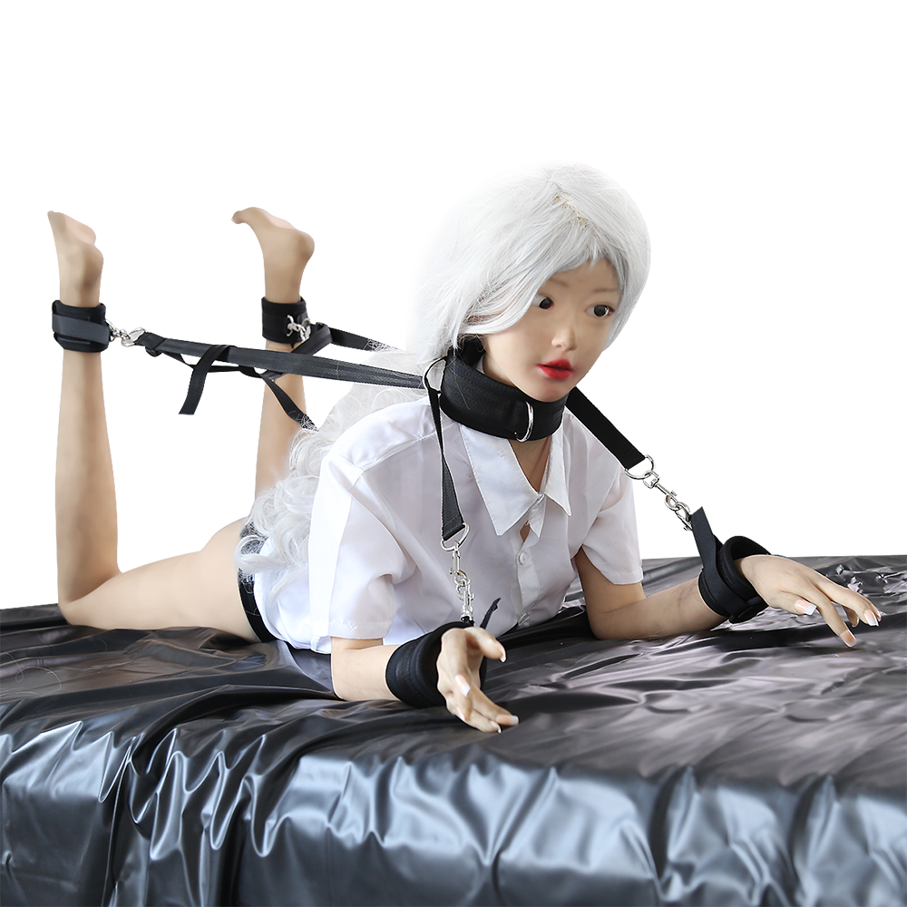 NAUGHTY TOYS Neck collar Wrists and Ankles restraint Bondage cuffs Κύρια εικόνα προϊόντος