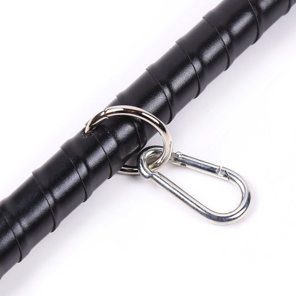 NAUGHTY TOYS Black Bondage Spreader Bar Pu wrapped 50 cm - image 4