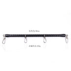 NAUGHTY TOYS Black Bondage Spreader Bar Pu wrapped 50 cm - image 6