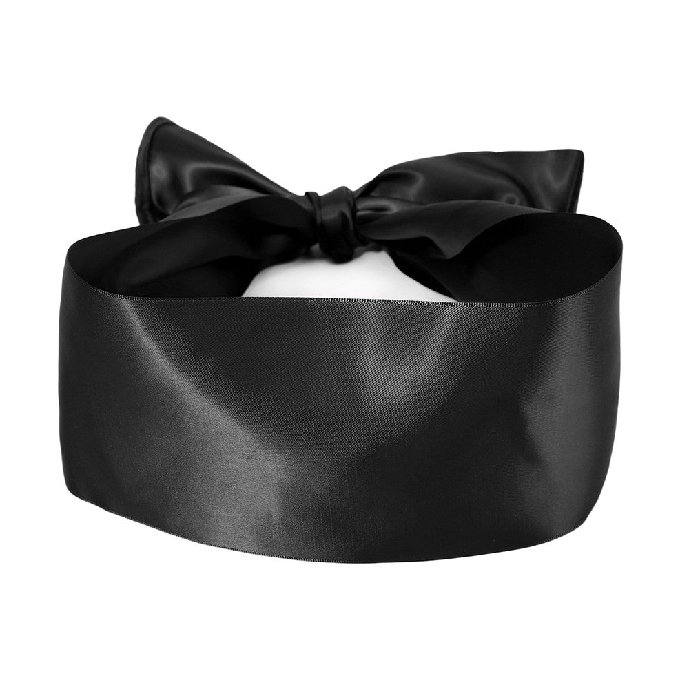 NAUGHTY TOYS wide long fetish satin blindfold scarf Κύρια εικόνα προϊόντος