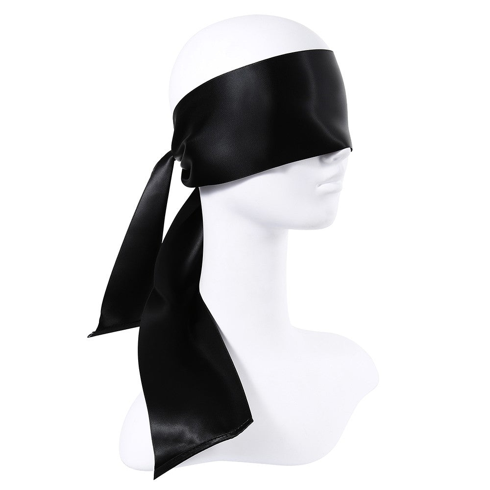 NAUGHTY TOYS wide long fetish satin blindfold scarf - image 5
