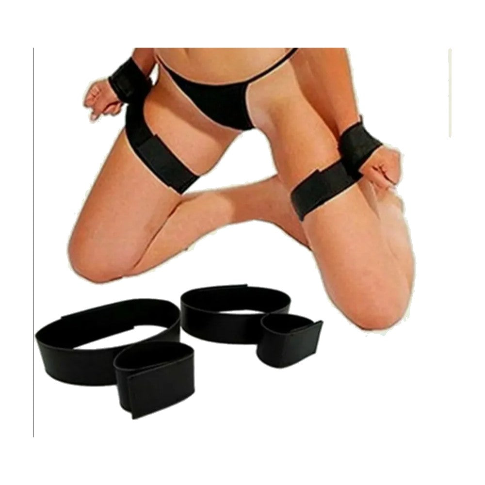 Naughty Toys Intimate Play Wrist and Thigh Restraints Secondary image