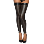Noir Handmade Lacercut Stockings Black