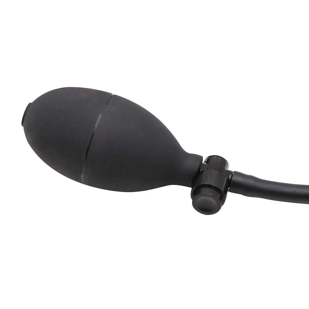 NAUGHTY TOYS inflatable Ass black plug dildo 15 cm - image 3