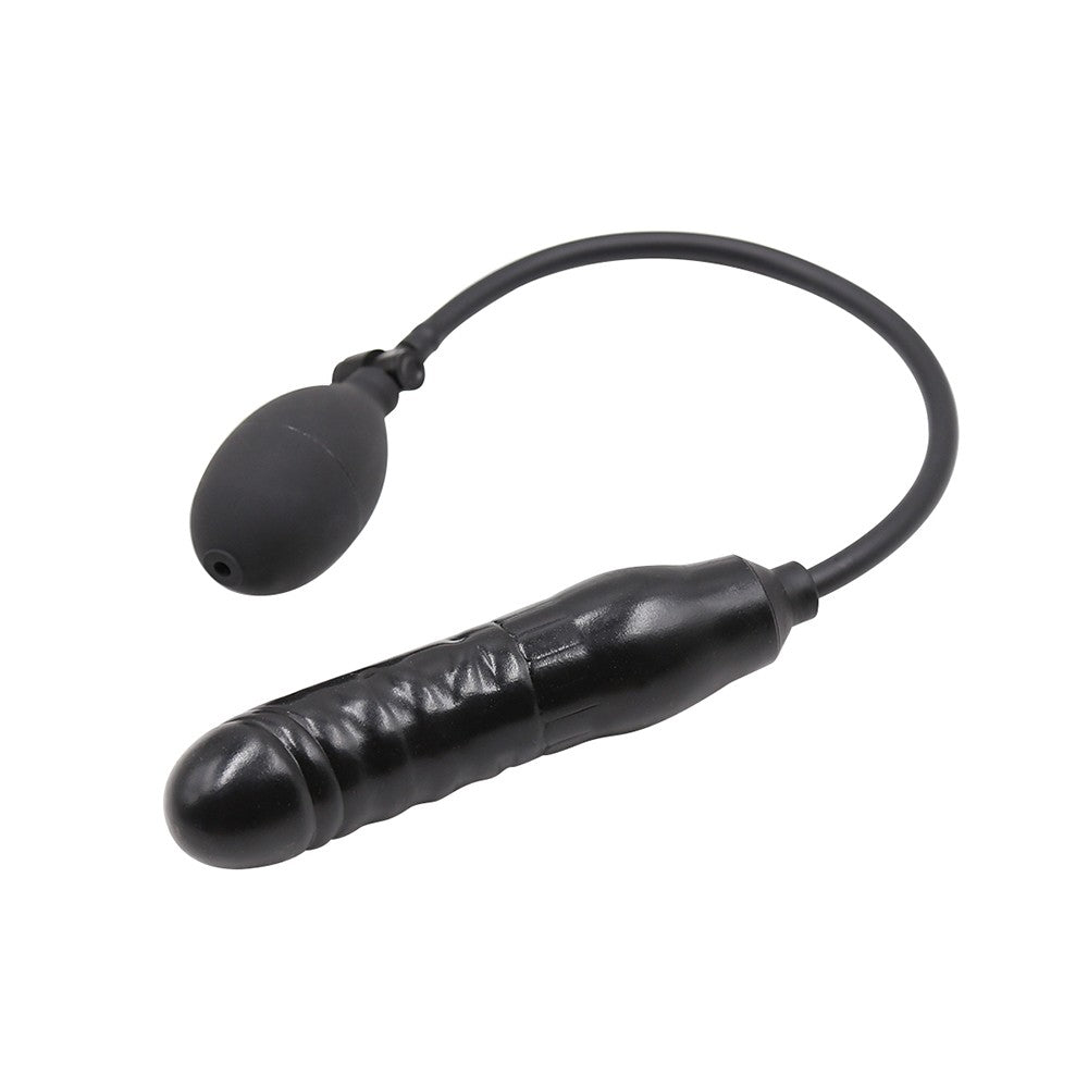 NAUGHTY TOYS inflatable Ass black plug dildo 15 cm - image 8