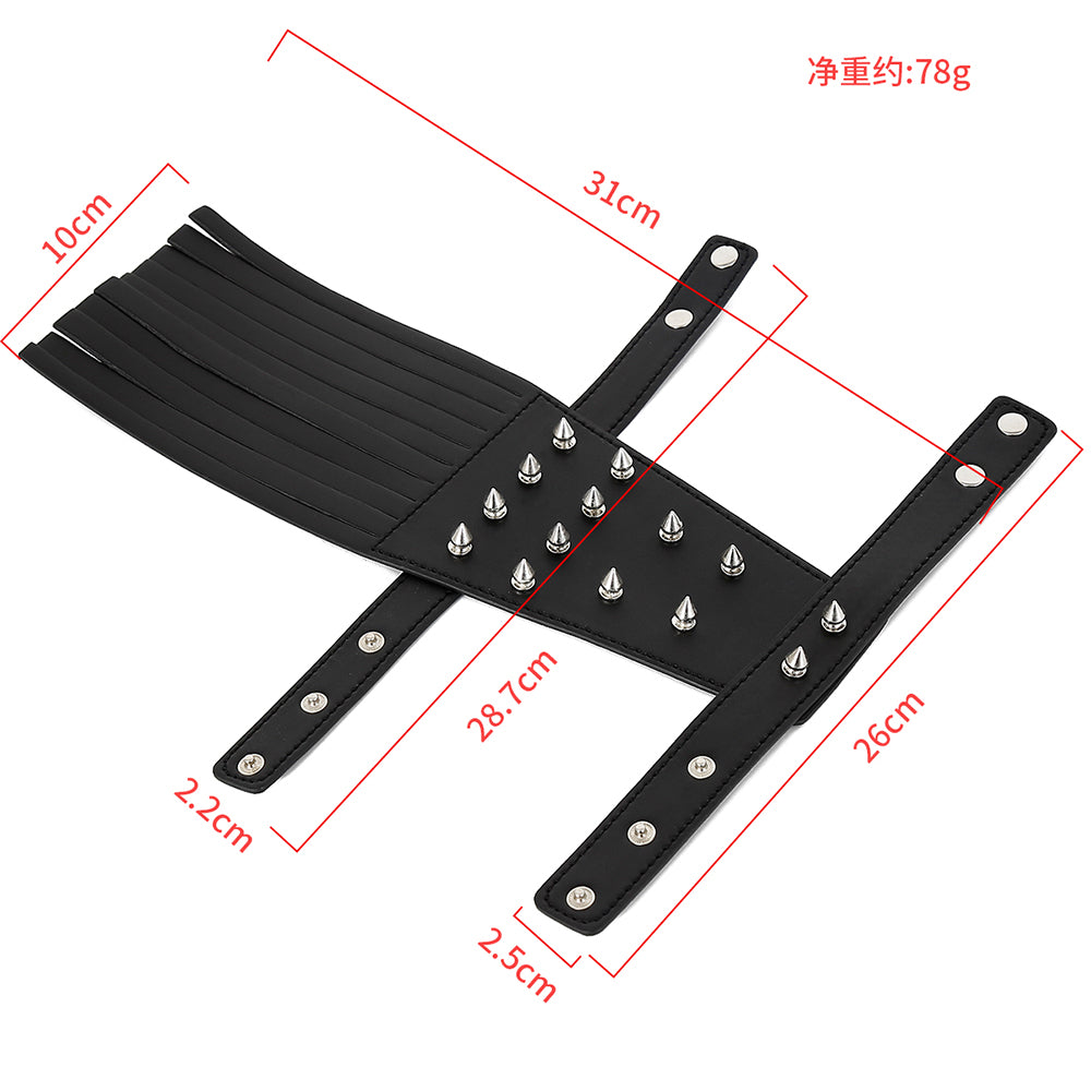 NAUGHTY TOYS Bondage armband with metal spikes - image 7