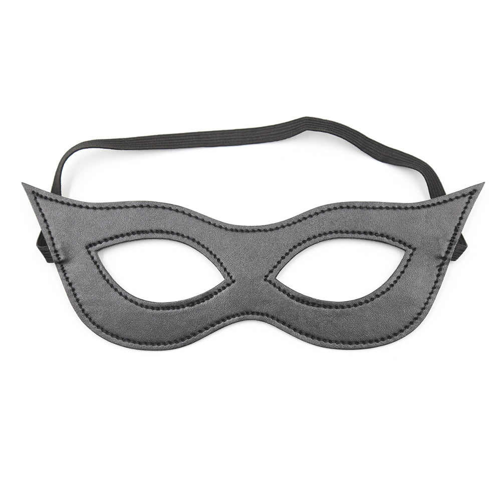 NAUGHTY TOYS Black fetish cat play eye mask