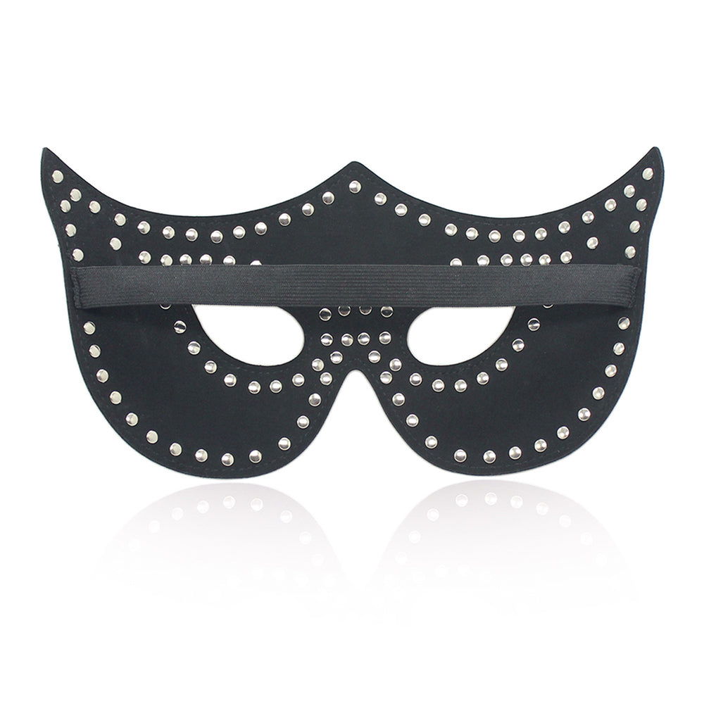 NAUGHTY TOYS Rivets PU faux leather Mask O/S - image 4