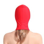 NAUGHTY TOYS Red spandex hood with no holes MEDIUM-LARGE - image 3