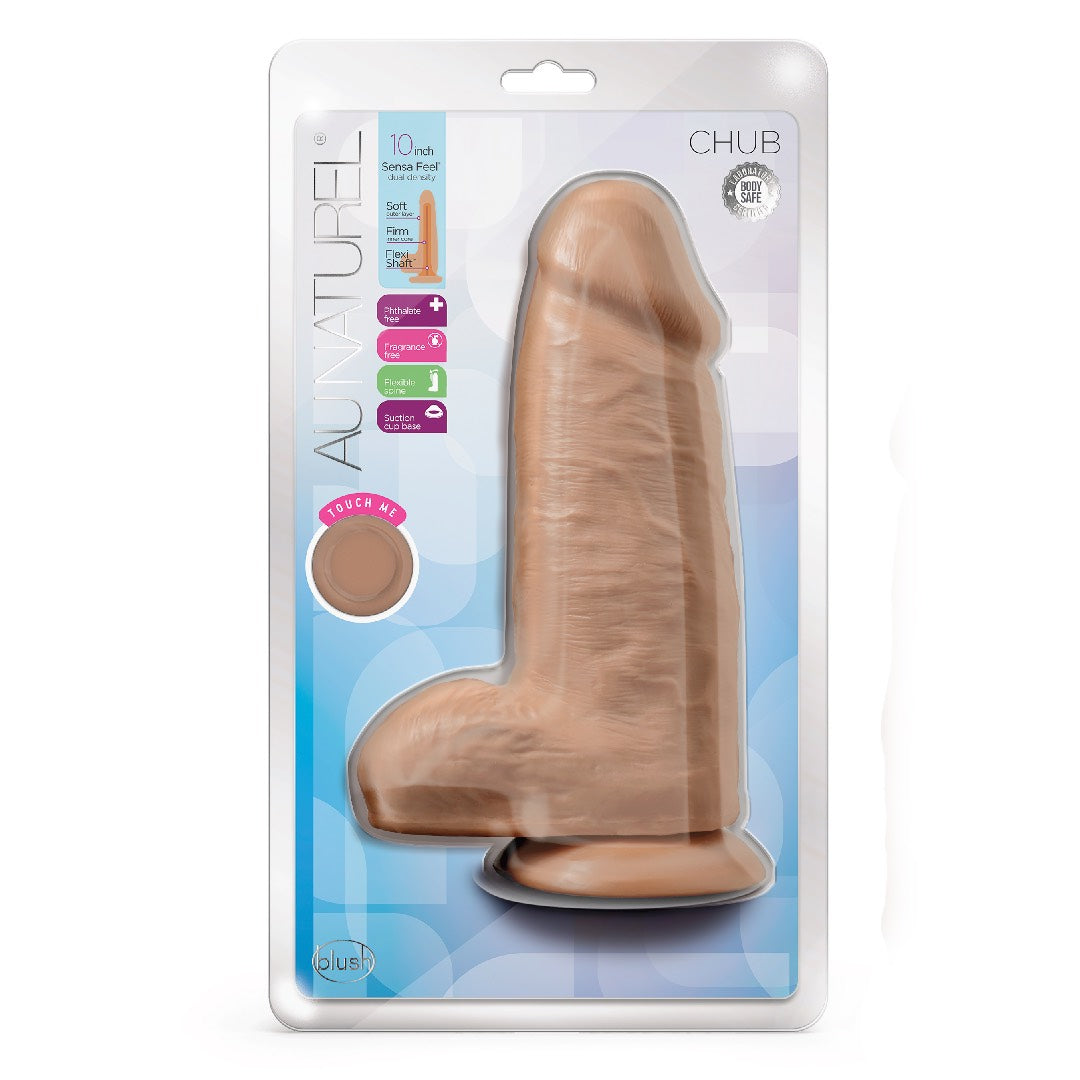 Au Naturel Chub Dildo 25.4 X 7.6 cm MOCHA - image 7