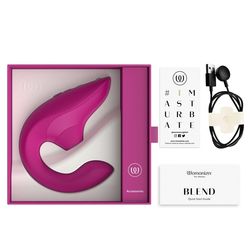 Womanizer BLEND clitoral and G-spot pleaser Dark Pink - image 7