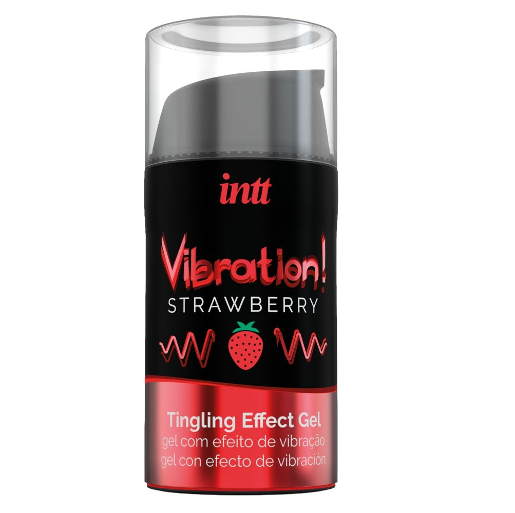 INTT Tingling Effect Gel Vibration STRAWBERRY 15 ml - image 2