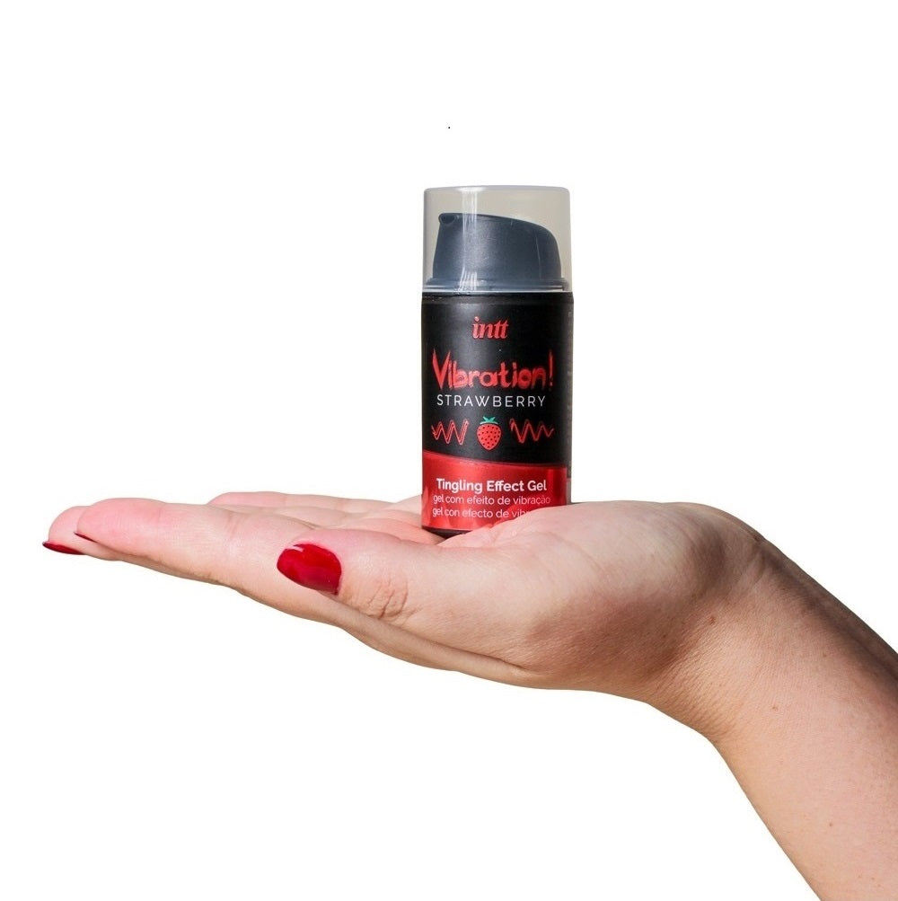 INTT Tingling Effect Gel Vibration STRAWBERRY 15 ml - image 3