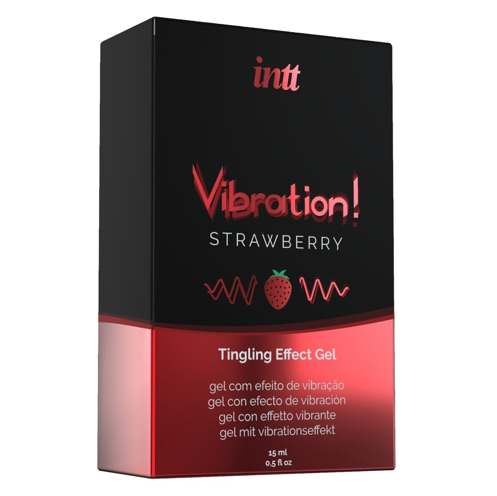 INTT Tingling Effect Gel Vibration STRAWBERRY 15 ml - image 4