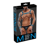 Svenjoyment Bondage Set for men BLACK AND ROYAL BLUE - image 11