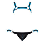 Svenjoyment Bondage Set for men BLACK AND ROYAL BLUE - image 6