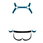 Svenjoyment Bondage Set for men BLACK AND ROYAL BLUE - image 8