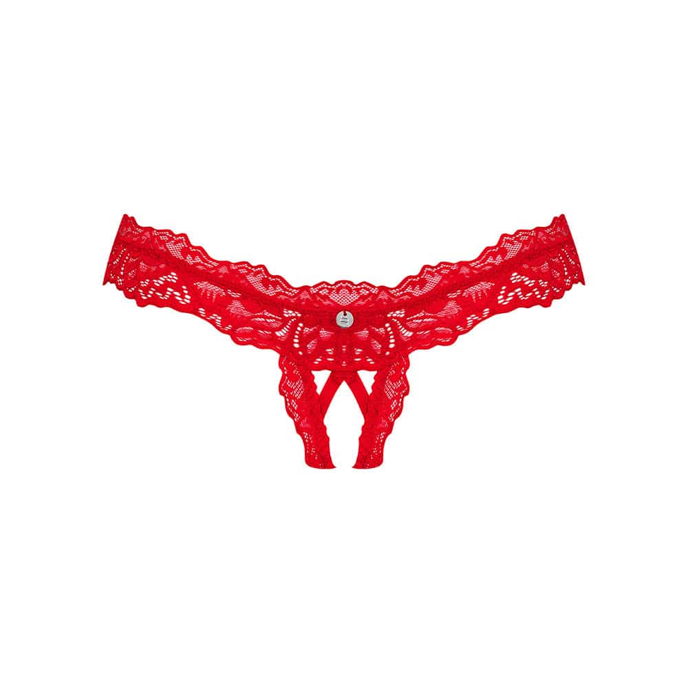 Obsessive Amor Cherris crotchless Thong RED