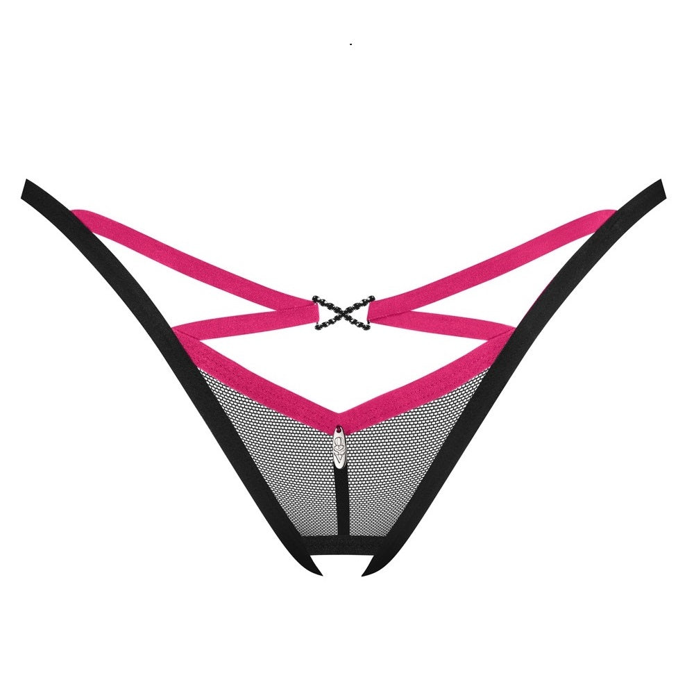 Obsessive Novenes crotchless Thong