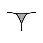 Plus Size Obsessive Novenes crotchless Thong