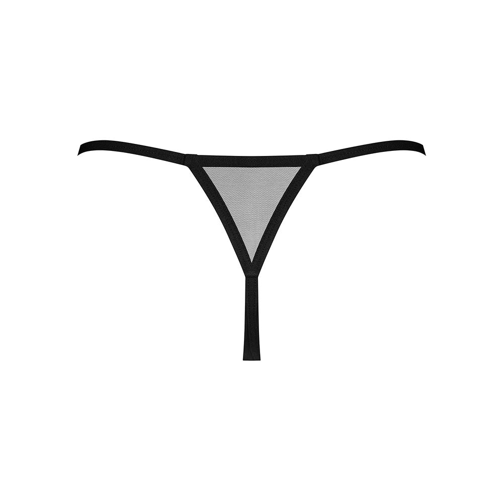 Plus Size Obsessive Novenes crotchless Thong