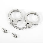 NAUGHTY TOYS heavy steel cuffs with lock 220 gr - image 4