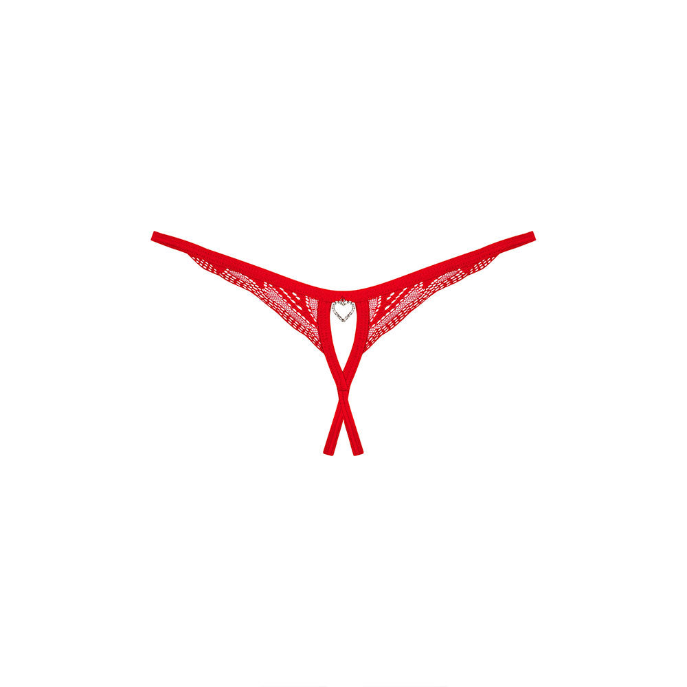 Obsessve Chilisa crotchless thong RED - image 5