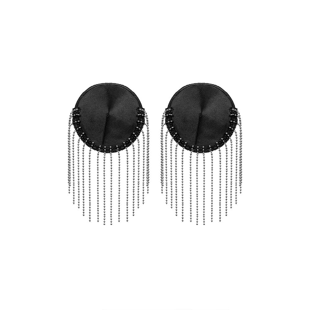 Obsessive Milladis nipple covers with silver beads O/S