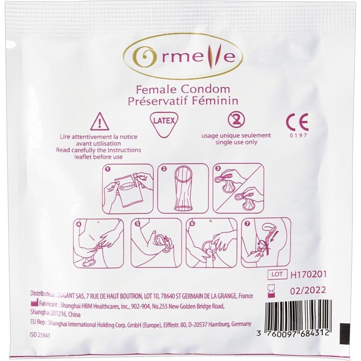 Ormelle Female Condoms 5 pcs