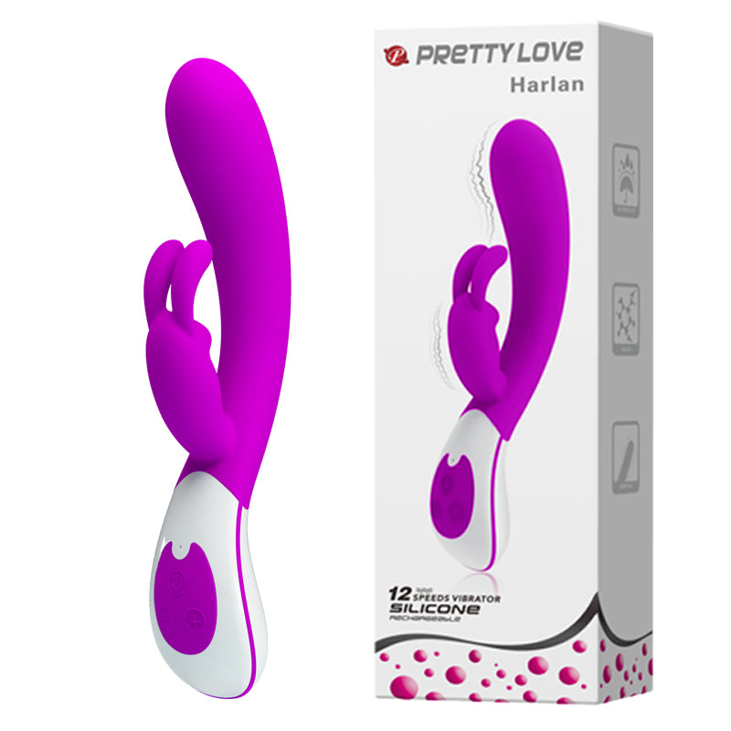 Pretty Love HARLAN rechargeable Rabbit vibrator 21.5 cm - image 8