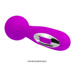 Pretty love WADE wand massager and clitoris stimulator 15 cm PURPLE