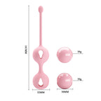 Pretty Love KEGEL TIGHTEN UP II Silicone Kegel Balls 16.1 x 3.2 cm PINK - image 2