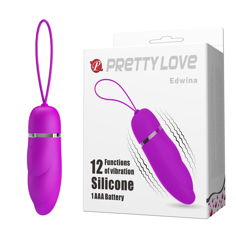 Pretty Love EDWINA Egg Vibrator PURPLE Κύρια εικόνα προϊόντος