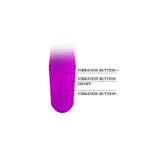 PRETTY LOVE ANSEL Rabbit Vibrator PURPLE