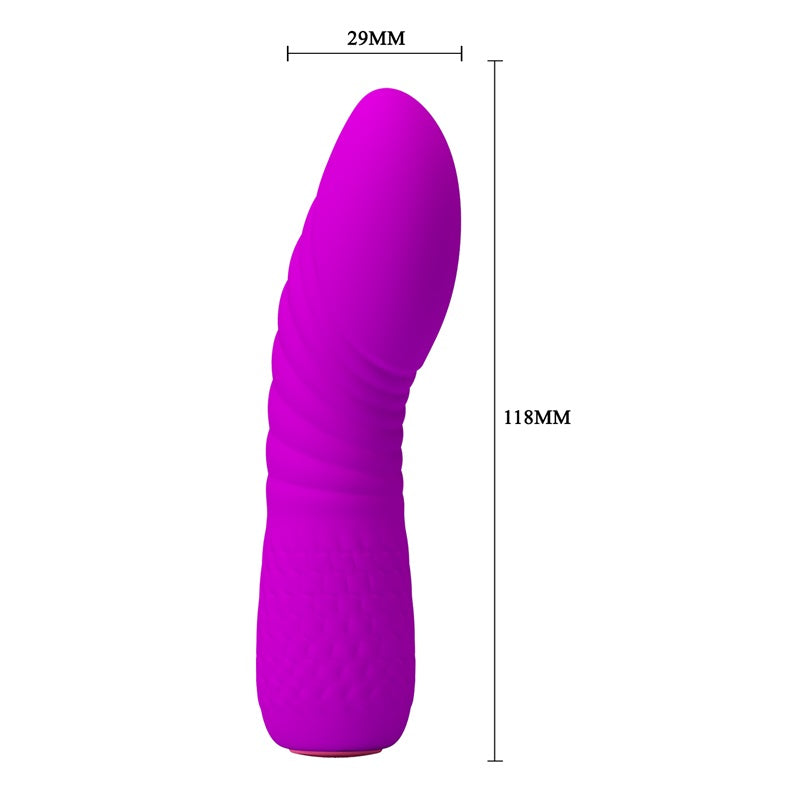 Pretty Love LEIF rechargeable Mini Vibrator PURPLE Δευτερεύουσα εικόνα προϊόντος