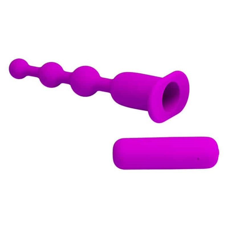 Pretty Love HERMOSA Anal Beads PURPLE Δευτερεύουσα εικόνα προϊόντος