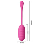Pretty Love CATALINA App controlled Egg Vibrator PINK