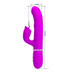 PRETTY LOVE GIGI Twinkled Tenderness Rabbit Vibrator PURPLE - image 6
