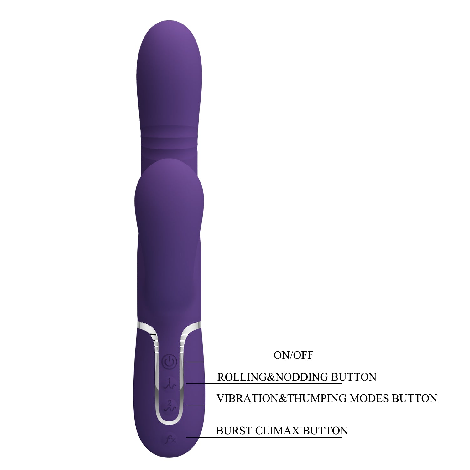 PRETTY LOVE MARIANA Bunny orgasm vibrator BLUE