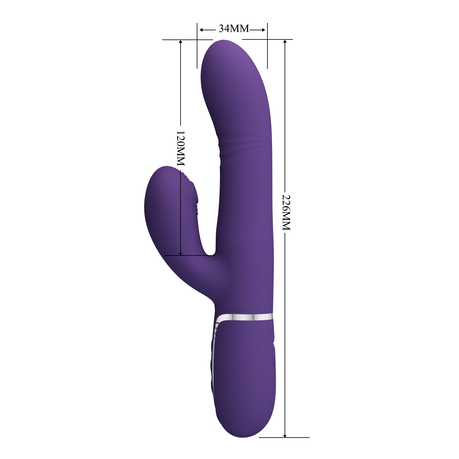 PRETTY LOVE MARIANA Bunny orgasm vibrator BLUE Secondary image