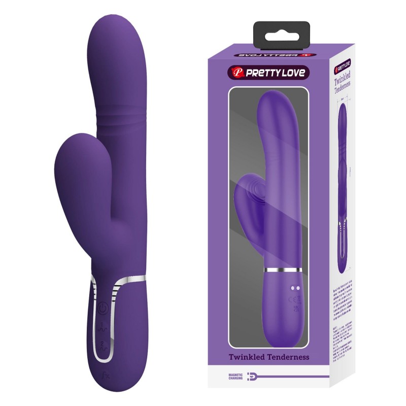PRETTY LOVE MARIANA Bunny orgasm vibrator BLUE Main image